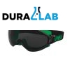 UVEX 9302045 Ultrasonic Wide Vision Welding Safety Goggle Black/Green Frame Grey Infradur PLUS Len Shade 5