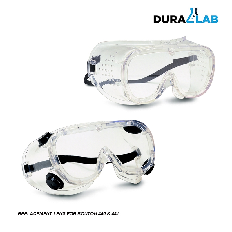Bouton 994401 Replacement Clear Fogless Polycarbonate Len for 440 & 441 Goggle