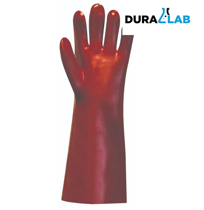 KCL 715 DuraFit Nitrile Cotton Liner Rough Super Grip Glove Black/Yellow  16